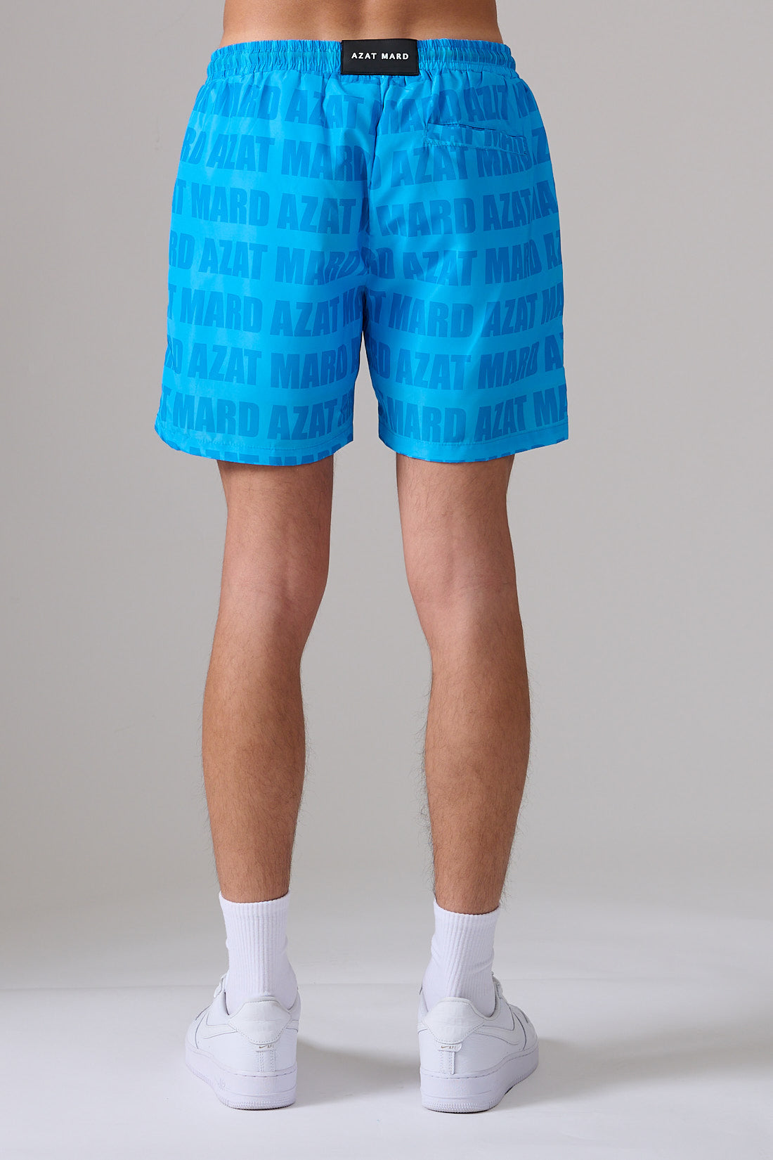 BLUE IMPACT LOGO SWIM SHORT