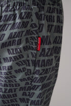 Khaki Wave Print Swim Shorts