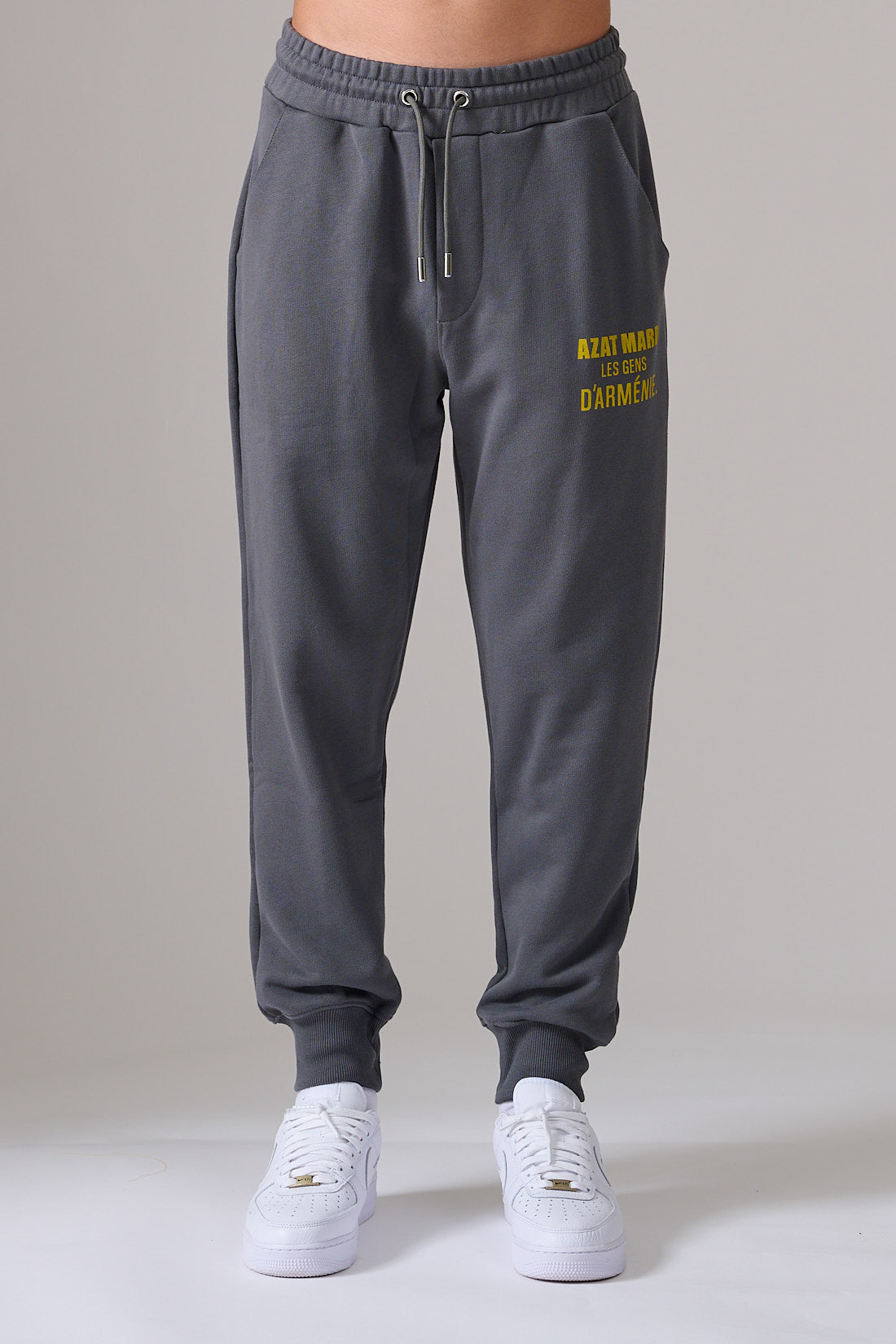 LES GENS CHARCOAL/YELLOW JOGGERS