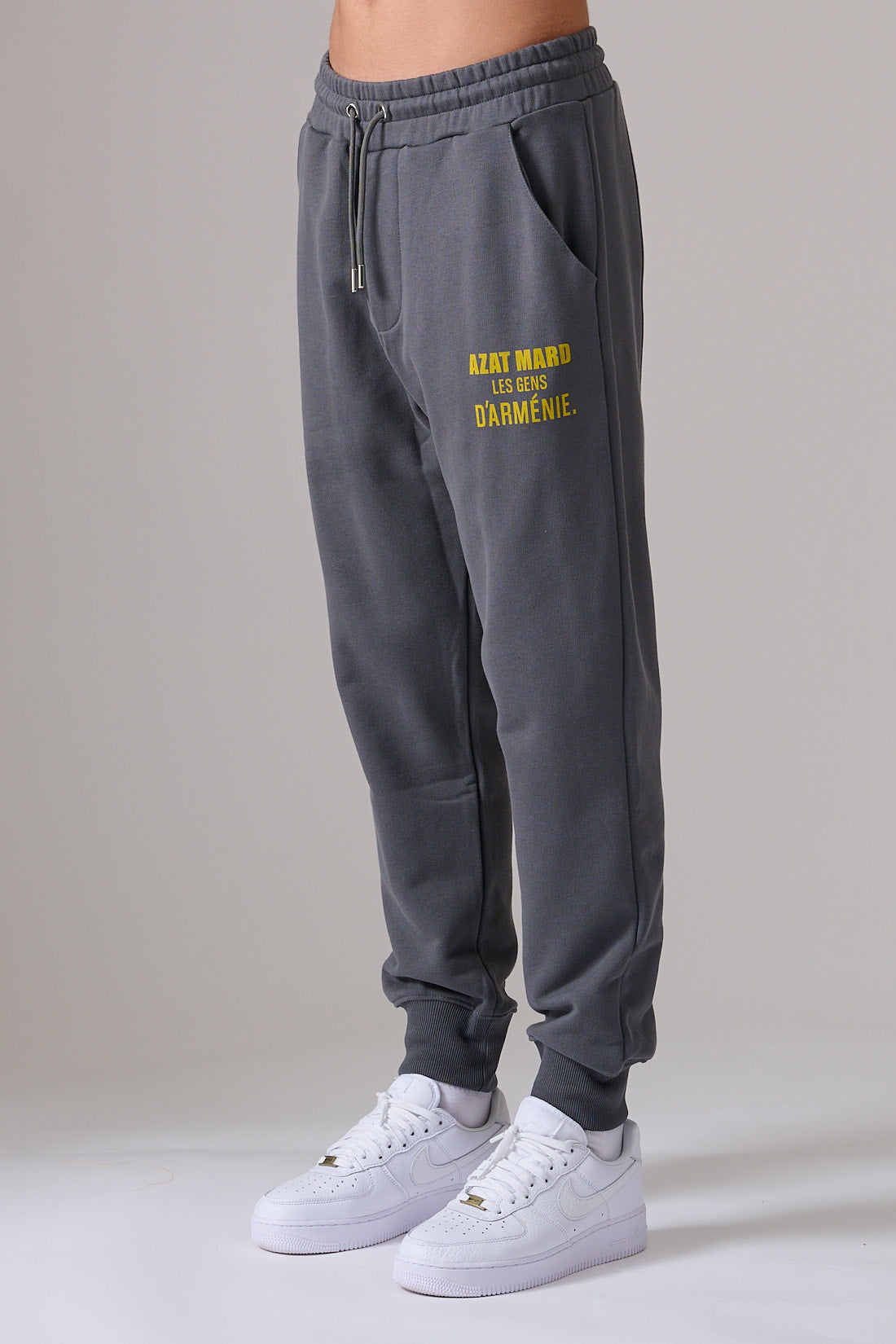LES GENS CHARCOAL/YELLOW JOGGERS