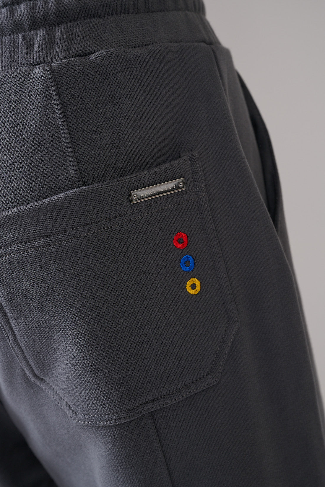 LES GENS CHARCOAL/YELLOW JOGGERS