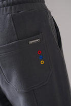 LES GENS CHARCOAL/YELLOW JOGGERS