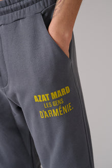 LES GENS CHARCOAL/YELLOW JOGGERS