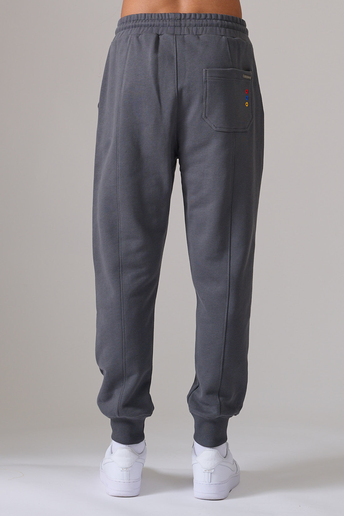 LES GENS CHARCOAL/YELLOW JOGGERS