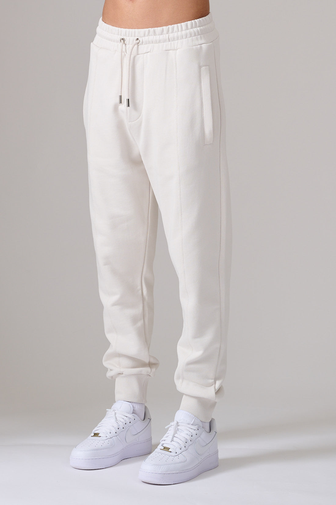 Մուգ Սպիտակ Սպորտային Տաբատ