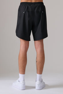BLACK ACTIVEWEAR SHORTS