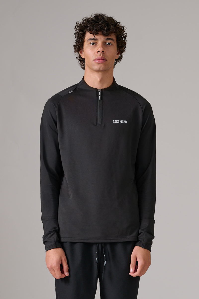 BLACK ACTIVEWEAR SWEATER