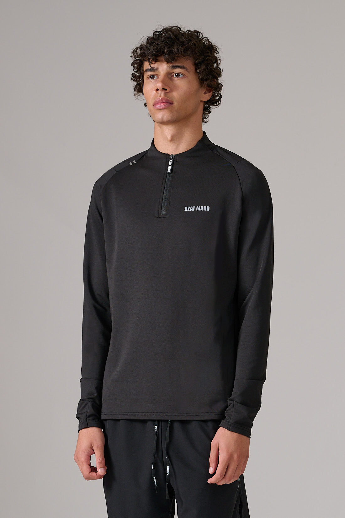 BLACK ACTIVEWEAR SWEATER