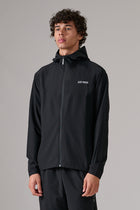 BLACK ACTIVEWEAR WINDBREAKER