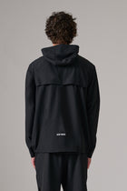 BLACK ACTIVEWEAR WINDBREAKER