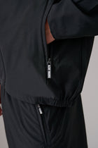 BLACK ACTIVEWEAR WINDBREAKER