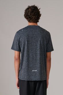 BLACK/GREY MARL ACTIVEWEAR T-SHIRT