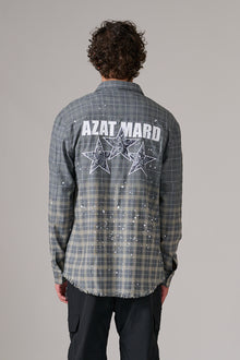 GREY STAR CHECK SHIRT